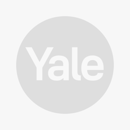 Black door with increased front door security using the Yale 3-Star Platinum Cylinder lock